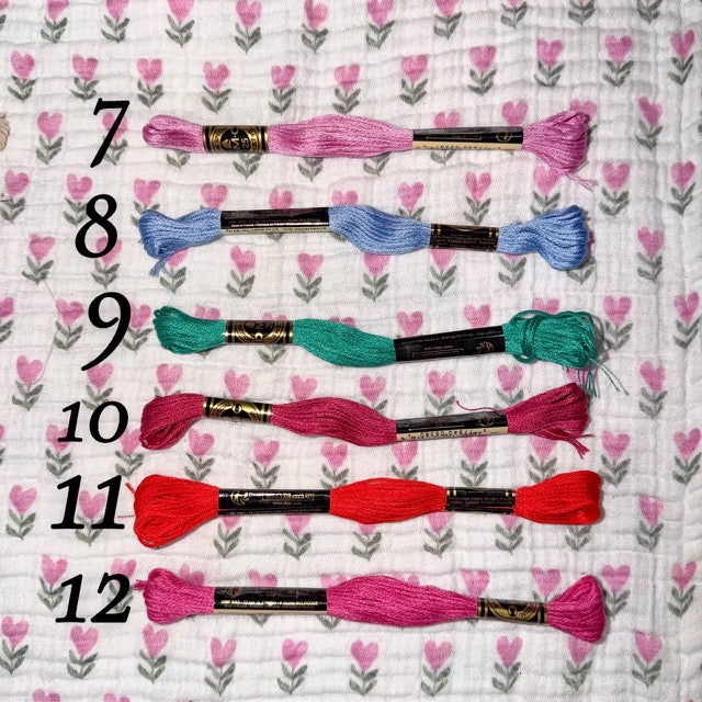 Personalized Hand-Stitched Keepsake Hoops
