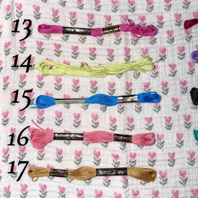 Personalized Hand-Stitched Keepsake Hoops